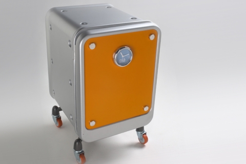 Pla Brand Mini Refrigerator by Streng Design